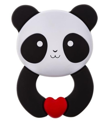 Akuku Soft silikónové hryzátko Panda