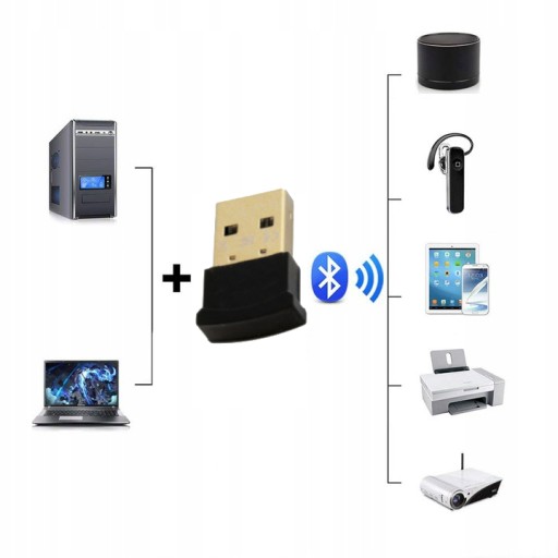ADAPTÉR MICRO BLUETOOTH DONGLE USB 5.0 VYSOKÁ RÝCHLOSŤ