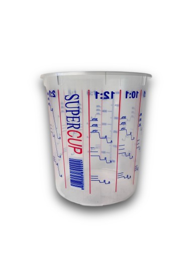 Pohár na maľovanie s 400 ml delením na živice a laky s odmerkou 0,4 l