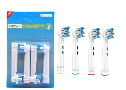 Hlavice zubnej kefky Oral-B Braun EB25-P 4 ks