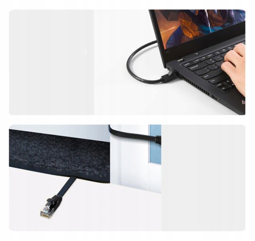 UGREEN KÁBEL SIEŤOVÝ KÁBEL LAN INTERNET ETHERNET CAT 6 U/UTP RJ45 1GB 5M