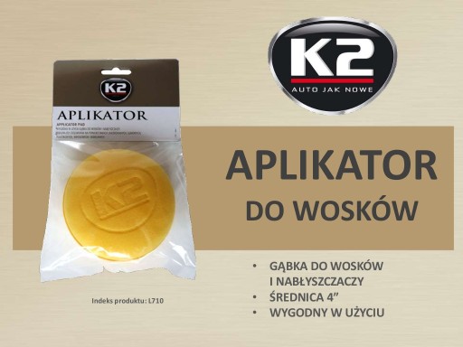 APLIKÁTOR K2 LEŠTIACA HUBKA NA NANÁŠANIE VOSK