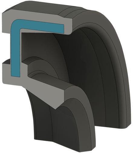 Tesnenie hriadeľa 25x32x4 25324CDP001