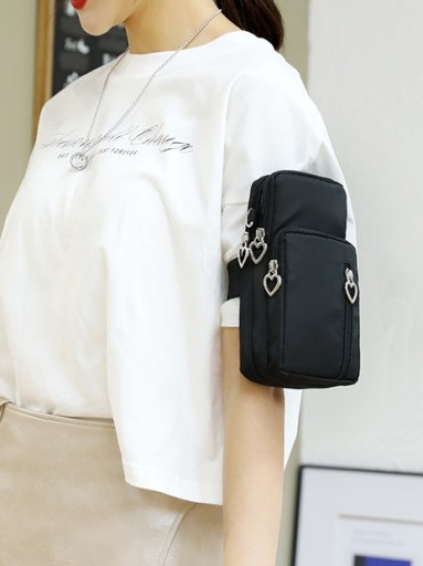 BLACK MINI kabelka Phone Clutch Wallet