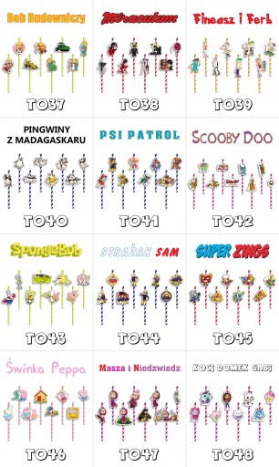 NARODENINOVÉ SLAMKY s postavičkami - THE WITCHER WITCHER MOVIES BIRTHDAY - 8 ks.