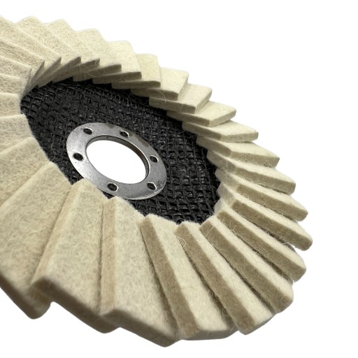 PLSTENÝ LEŠTIACI DISK PLSTEČNÁ KLAPKA 125 mm x 22,2 mm GERMAFLEX