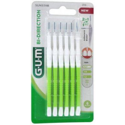 Obojsmerné medzizubné kefky GUM 0,7 mm