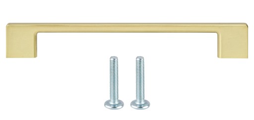 TECHNO MODERNÁ NÁBYTKOVÁ ÚCHYTKA, ZLATÁ MAT - 256 MM