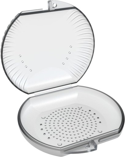Box na ortodontické prístroje Protézy Transparent Grey