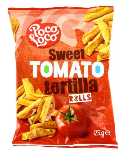 Tortilla Rolls Sweet Tomato 125g Poco Loco