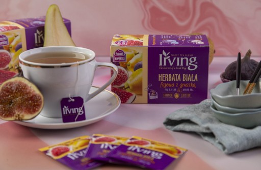 BIELY čaj s Figou a Hruškou 20 obálok IRVING