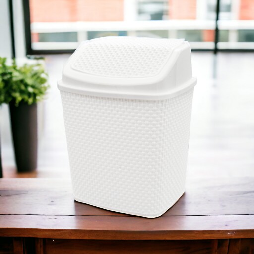 NÁDOBA NA ODPADOVÝ KOŠ S VEKOM, OTVÁRACÍ VÝKLOPNÝ, 6L