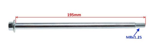 Centrálna základná náprava pre Longjia LJ125T-8