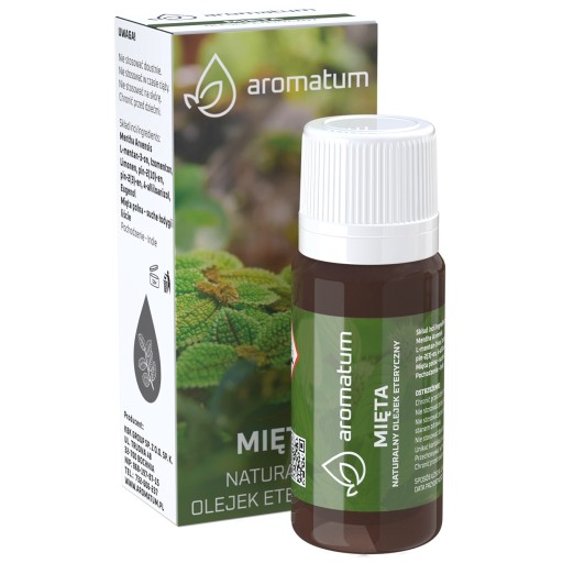 Aromatum - Prírodný esenciálny olej s vôňou mäty - 12 ml