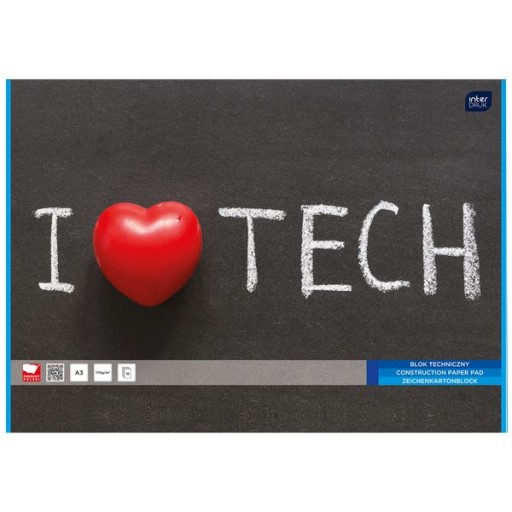 TECHNICKÝ BLOK A3/240g BIELE TLAČ 10 LISTOV