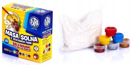 Astra slané cesto 0,45 kg so sadou farieb