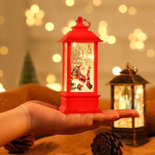 LAMPIÓN LAMPIÓN SANTA CLAUS ADVENT VIANOČNÝ ADVENT LED RORÁTY DEKORATÍVNE