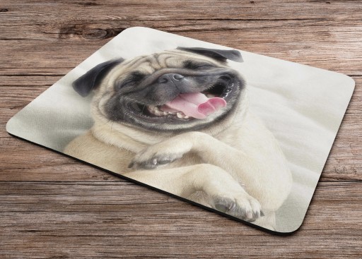 PODLOŽKA POD MYŠ S PSÍKY PSÍKY PSI MOPS