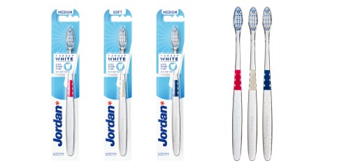 JORDAN TARGET WHITE bieliaca zubná kefka SOFT soft 1 ks.