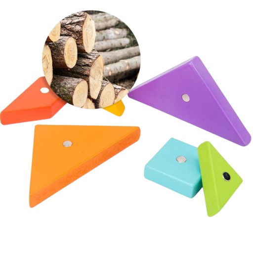 TANGRAMOVÉ MAGNETICKÉ BLOKY DREVENÉ PUZZZLE XL