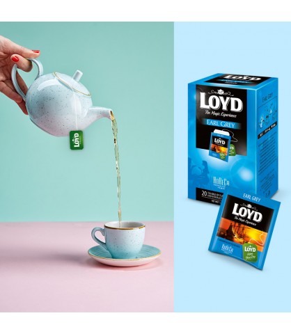 Čaj Earl Grey čierny v obálkach Loyd Horeca Premium 20 ks x2