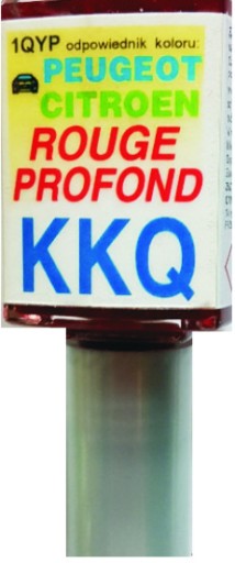 CITROEN KKQ ROUGE PROFOND LAK ŠKRABANÝ DOTYK