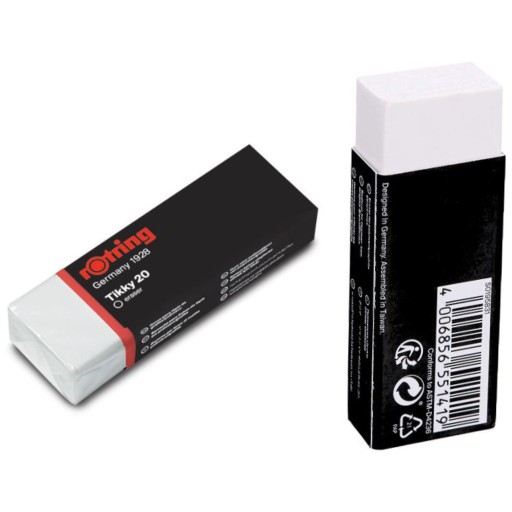 Guma ROTRING TIKKY 20, biela, účinná, odolná guma