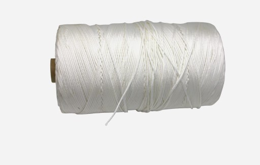 lano Splietané polypropylénové lano 2mm biele 20m