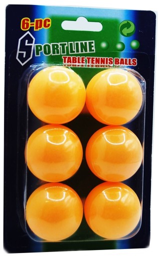 LOPTY NA STOLNÝ TENIS PING PONG 6 KS. 40 mm