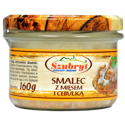 Vidiecka bravčová masť s mäsom a cibuľou v dóze, 160 g