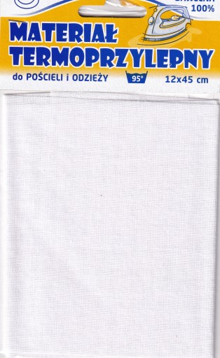 Termo záplaty BEDDING 12x45cm na BIELE železné obliečky