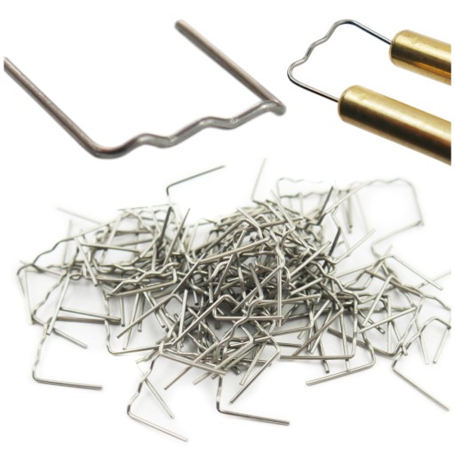 Plastové STAPLES RS18 100ks ploché MALÉ VLNY 0,8mm na opravu plastov