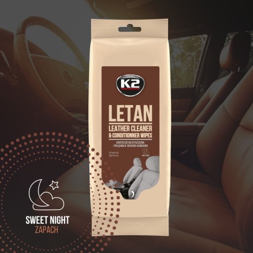 K2 LETAN WIPES Kožené utierky na čalúnenie