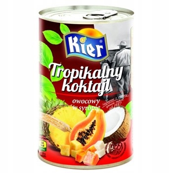 KOKTEJL Z TROPICKÉHO OVOCIA V SIRUPE 425G