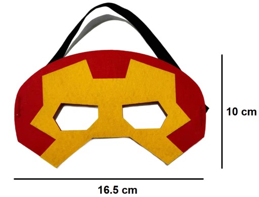 FILTOVÁ MASKA IRON MAN SUPERHRDINOVÝ OUTFIT DISPOSSIEM NARODENINOVÝ KROJ