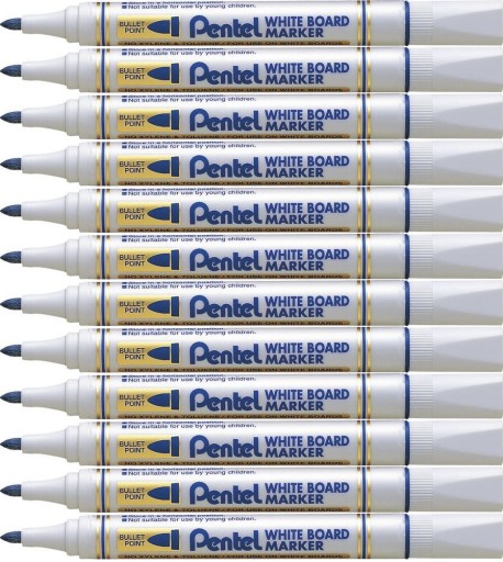 Pentel MW85 modrý fixovateľný za sucha na biele tabule