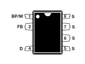 Integrovaný obvod LNK586GG LNK586GG-TL AC/DC SMD-8B