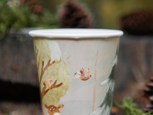 Narodeninové poháre Forest Animals 6 ks 250 ml