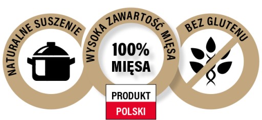 SLOW-DOG sušené prírodné pochúťky 100% - Jelení tyčinky 100g