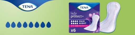 Vložky TENA Lady Maxi Night 6 ks.