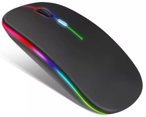 Bezdrôtová bluetooth optická myš RGB