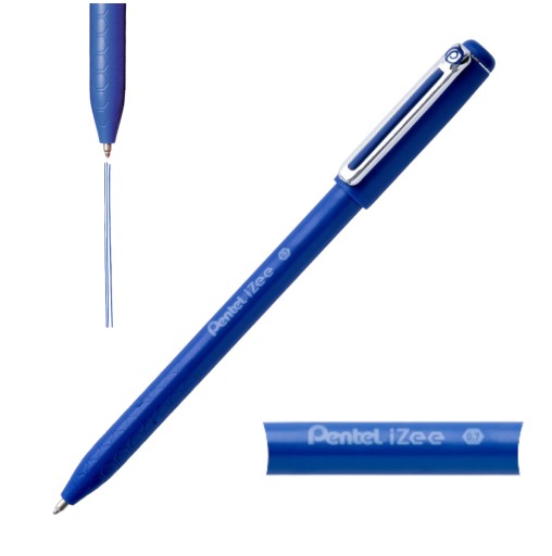 Modré olejové guľôčkové pero PENTEL IZEE s 0,7 mm základňou