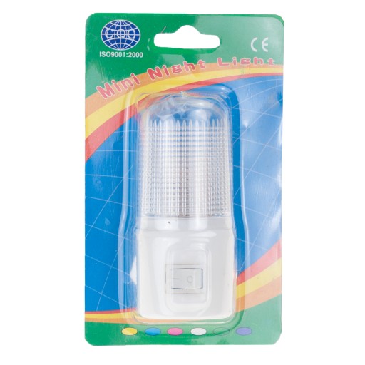 LED NOČNÁ LAMPA PRE KONTAKTNÉ VÝKONNÉ BIELE SVETLO