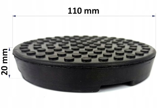 GUMOVÝ OCHRANNÝ KRYT GUMOVÁ GRAFICKÁ PODLOŽKA PRE ŽABY LIFTER 3T 110MM
