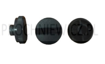 Gombík na zariadenie 19,7x10,1mm s otvorom fi6, 2 ks