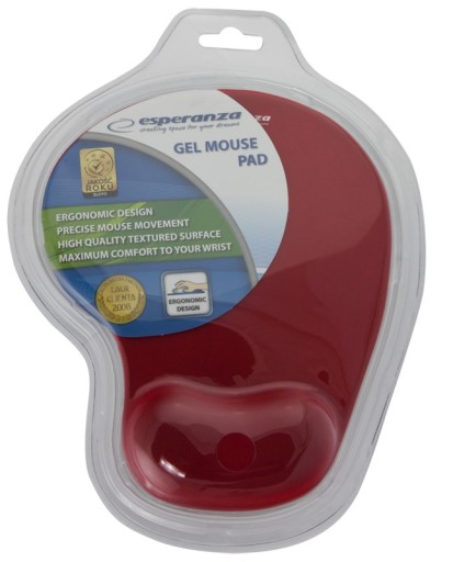 GÉLOVÁ PODLOŽKA POD MYŠ NA ZÁPESTÍ Ergonomická