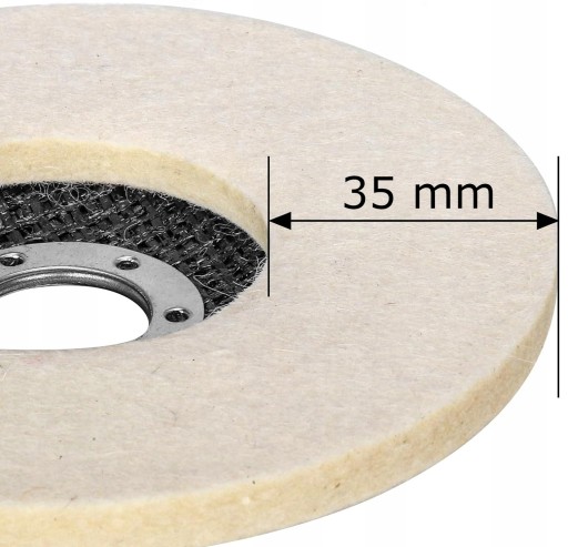 PLSTENÝ LEŠTIACI KOTOUČ PLNÝ PLST 125mm
