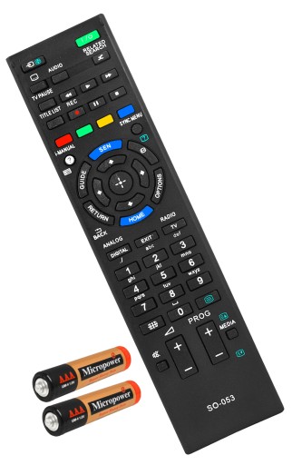 UNIVERZÁLNY DIAĽKOVÝ OVLÁDAČ PRE TV SONY BRAVIA, BATERIE ZDARMA