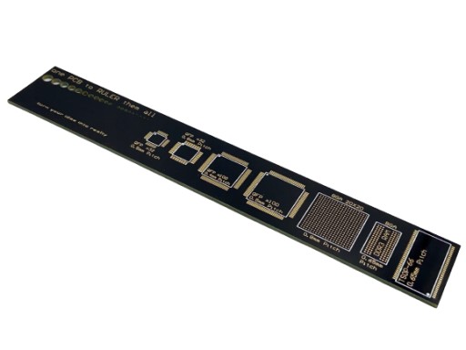 Odolné pravítko PCB pre elektroniku 15 CM SMD 6 palcov pozlátené obojstranné