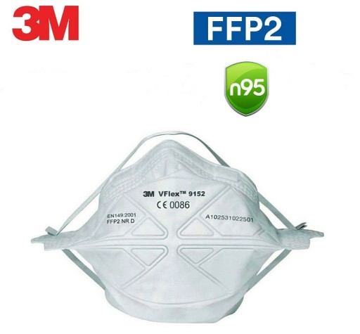 Ochranná maska FFP2 Antivirus Half Mask 3M 9152 Original 3M